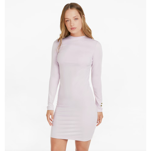 PUMA Women's Crystal Galaxy Open Back Lavender Fog Purple Dress Medium NWOT - Picture 3 of 5